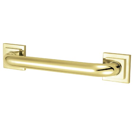 Claremont Contemporary Grab Bar, 34-13/16" L, Brass, Polished Brass DR614322